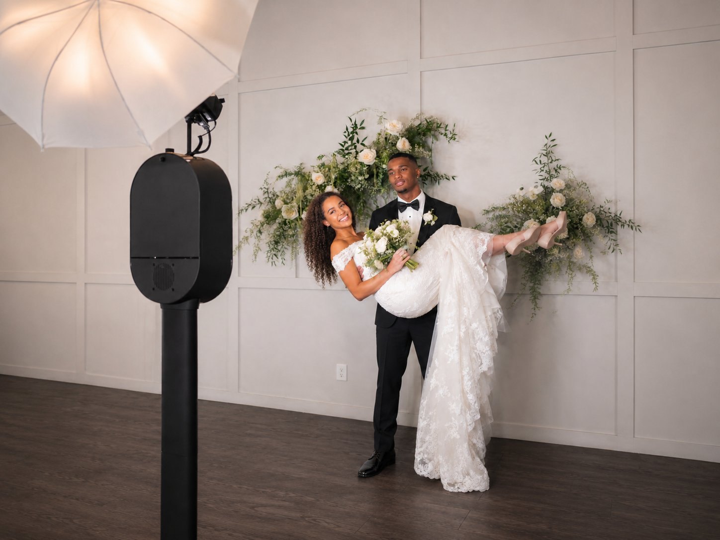 Wedding day moment