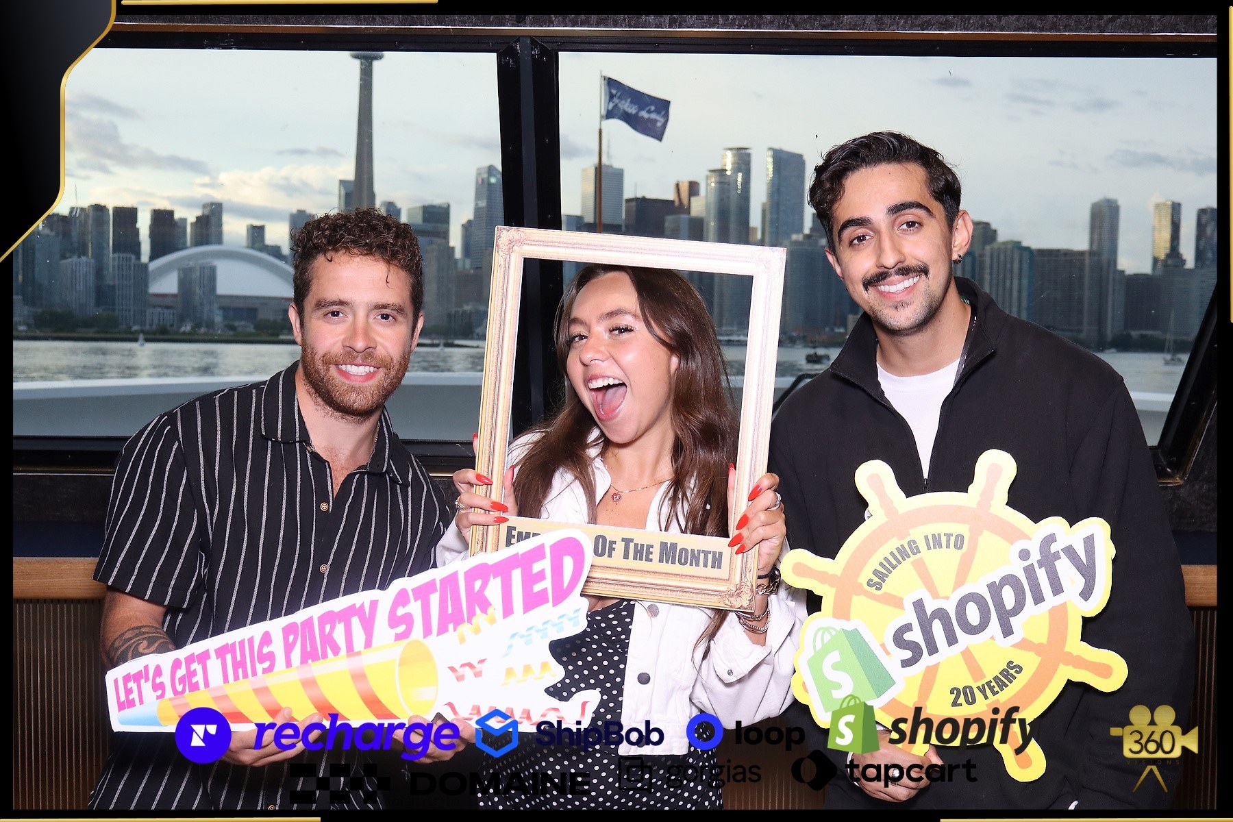 Corporate event photo booth